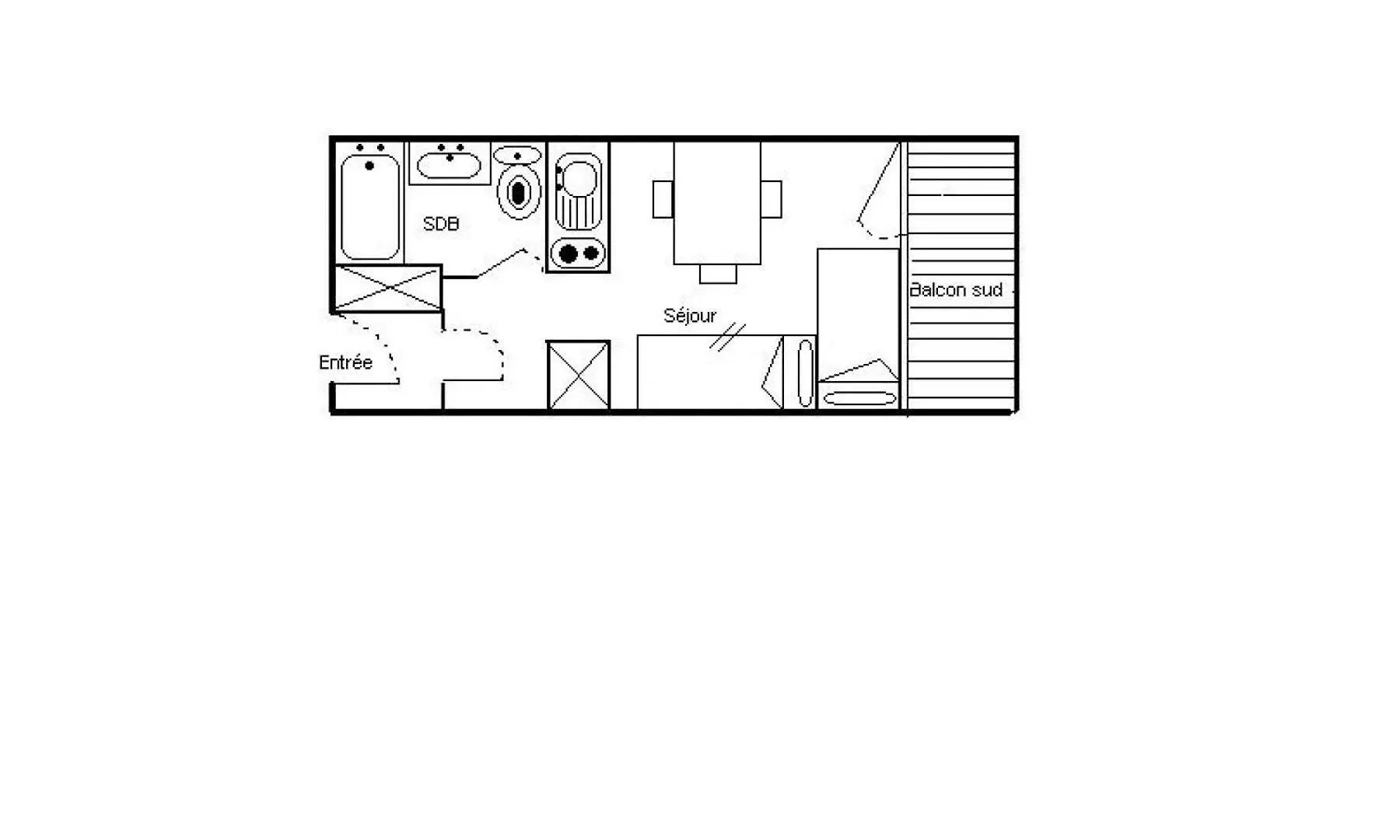 Lejlighed Residence Asters B2 - Studio Lumineux - Proche Des Pistes De Ski - Balcon Mae-3424 Saint-Martin-de-Belleville